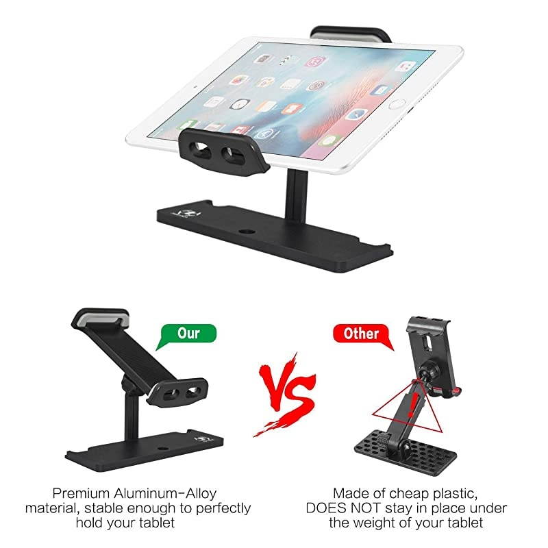 Mavic Air Pro Platinum Spark Tablet Holder Aluminum Adjustable Remote Controller Accessories Bracket Mount Extender with Neck Lanyard Strap for 412 Inch Phone Tablets