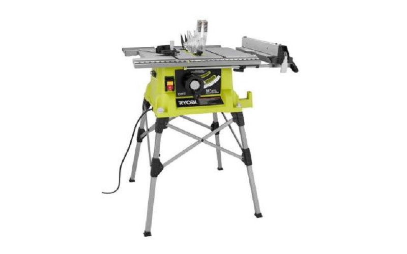 Ryobi ZRRTS21G 10 in. Portable Table Saw with Quick Stand