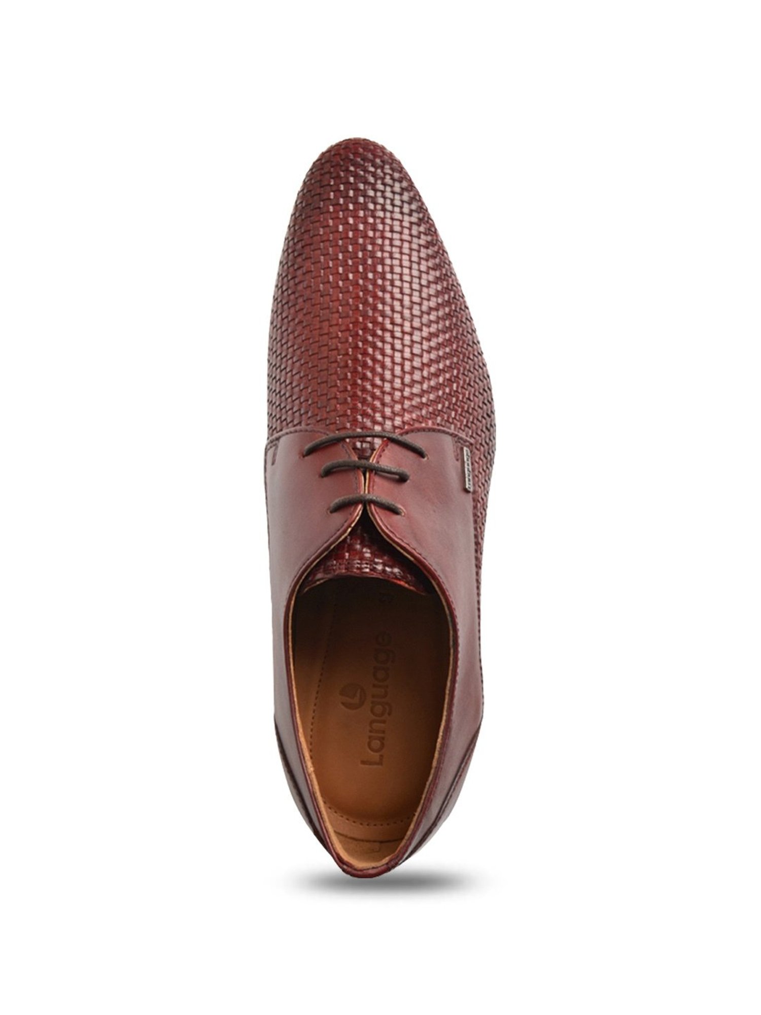Language Shoes Men's Vincent Burgundy Derby Shoes