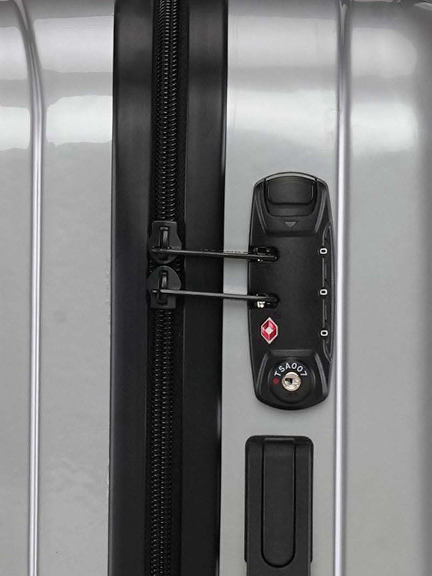 Swiss Brand Baden Silver 8 Wheel Small Hard Cabin Trolley - 34 Inch