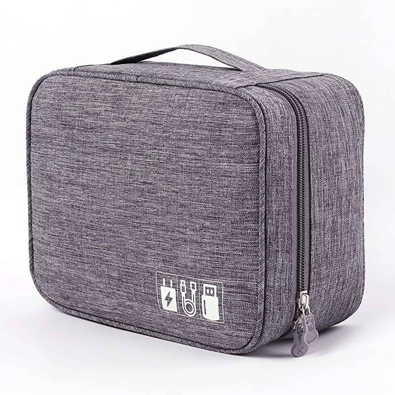 Electronic Organizer Travel Universal Cable Organizer Electronics Accessories Cases for Cable, Charger, Phone, USB, SD Card