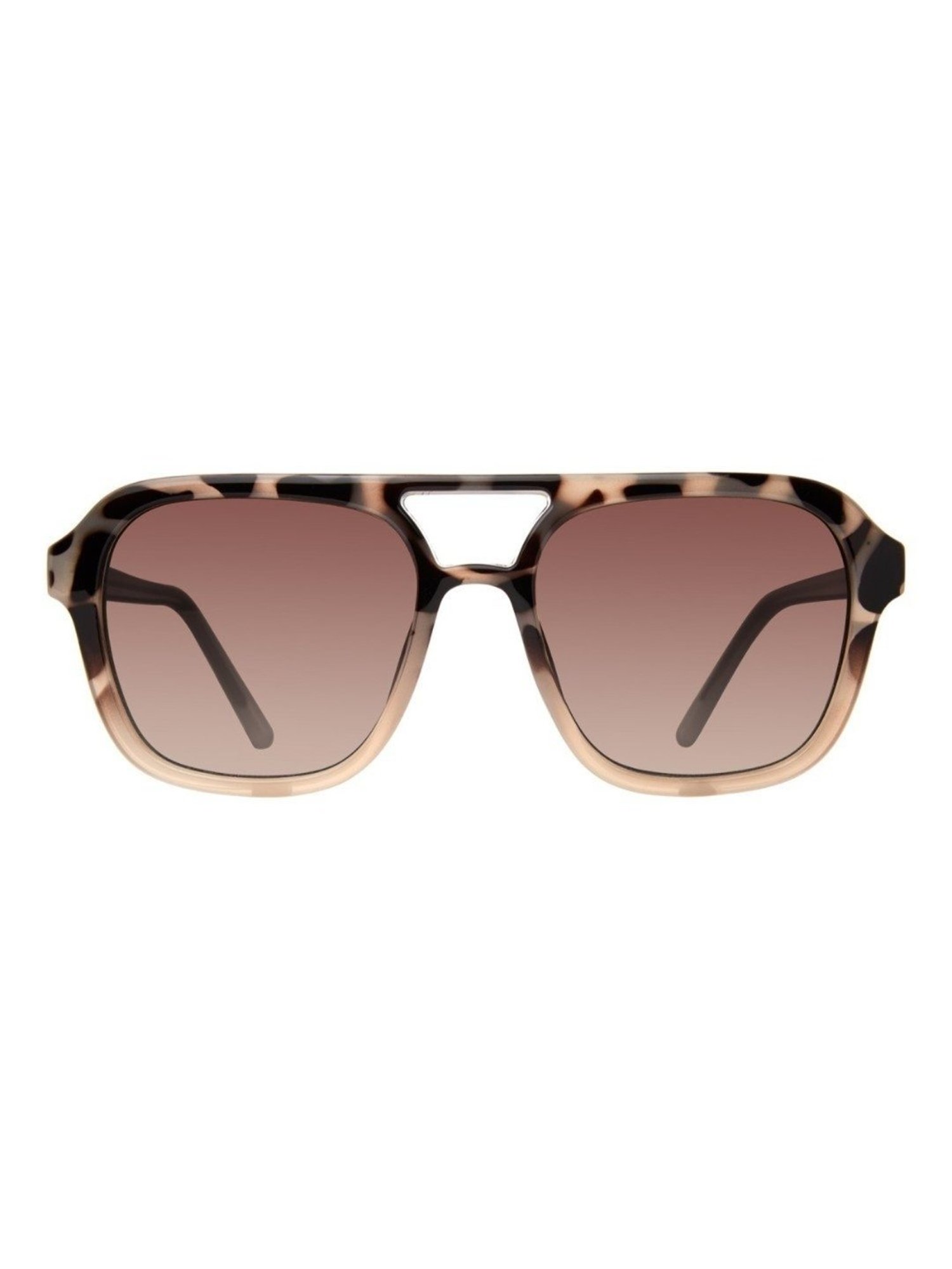 STEVE MADDEN Brown Square UV Protection Unisex Sunglasses
