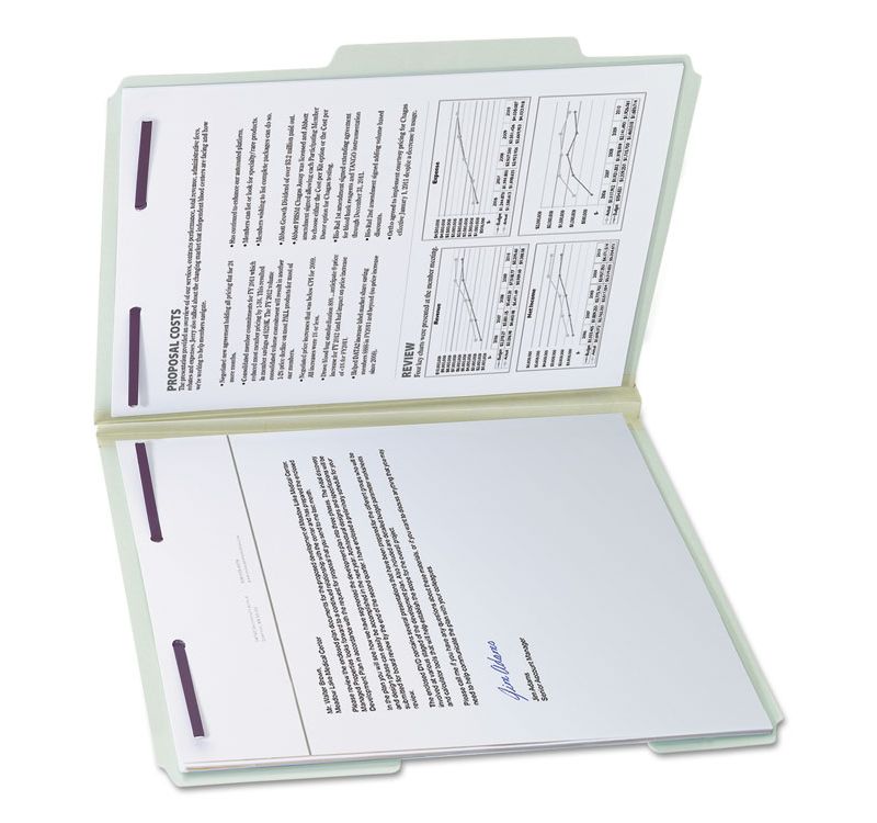 Skilcraft File Folders 3/4" Expansion 1/3-Cut Letter 100/BX Manila 2822507