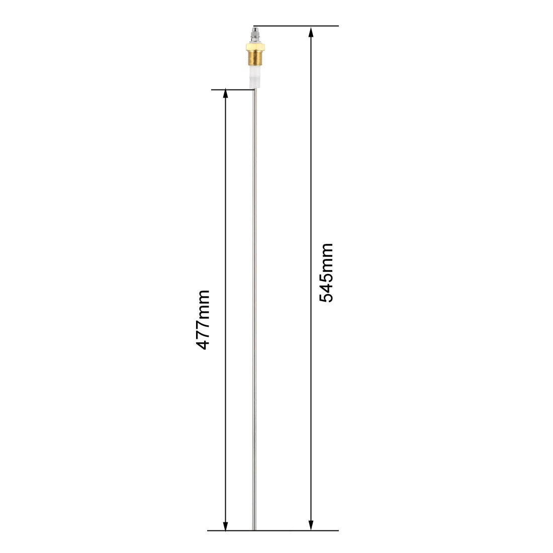 M16*1.5 Thread Water Level Pin Liquid Indicator Electrode Probe for Steam Boiler Swimming Pool