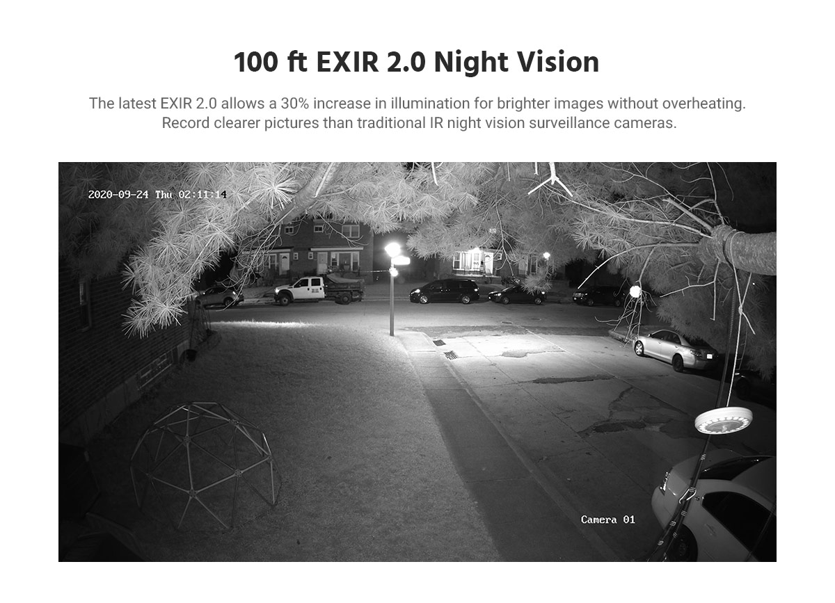 ANNKE H800 8MP 4K Ultra HD PoE ONVIF 8CH NVR Turret Security Camera System with H.265+ Coding 4K Wired HD Outdoor Indoor IP67 Weatherproof Cameras -1TB