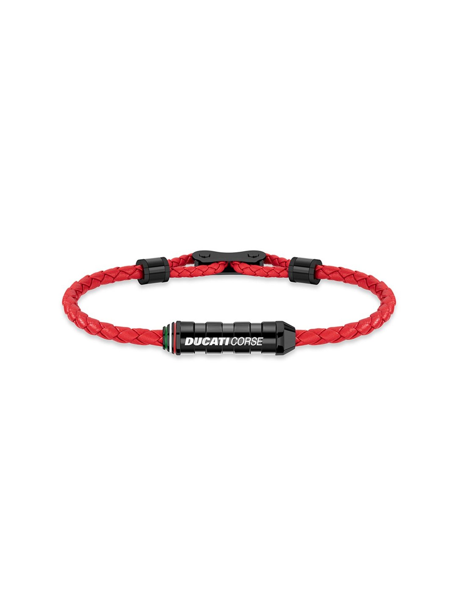 Ducati Corse Black & Red Casual Bracelet for Men