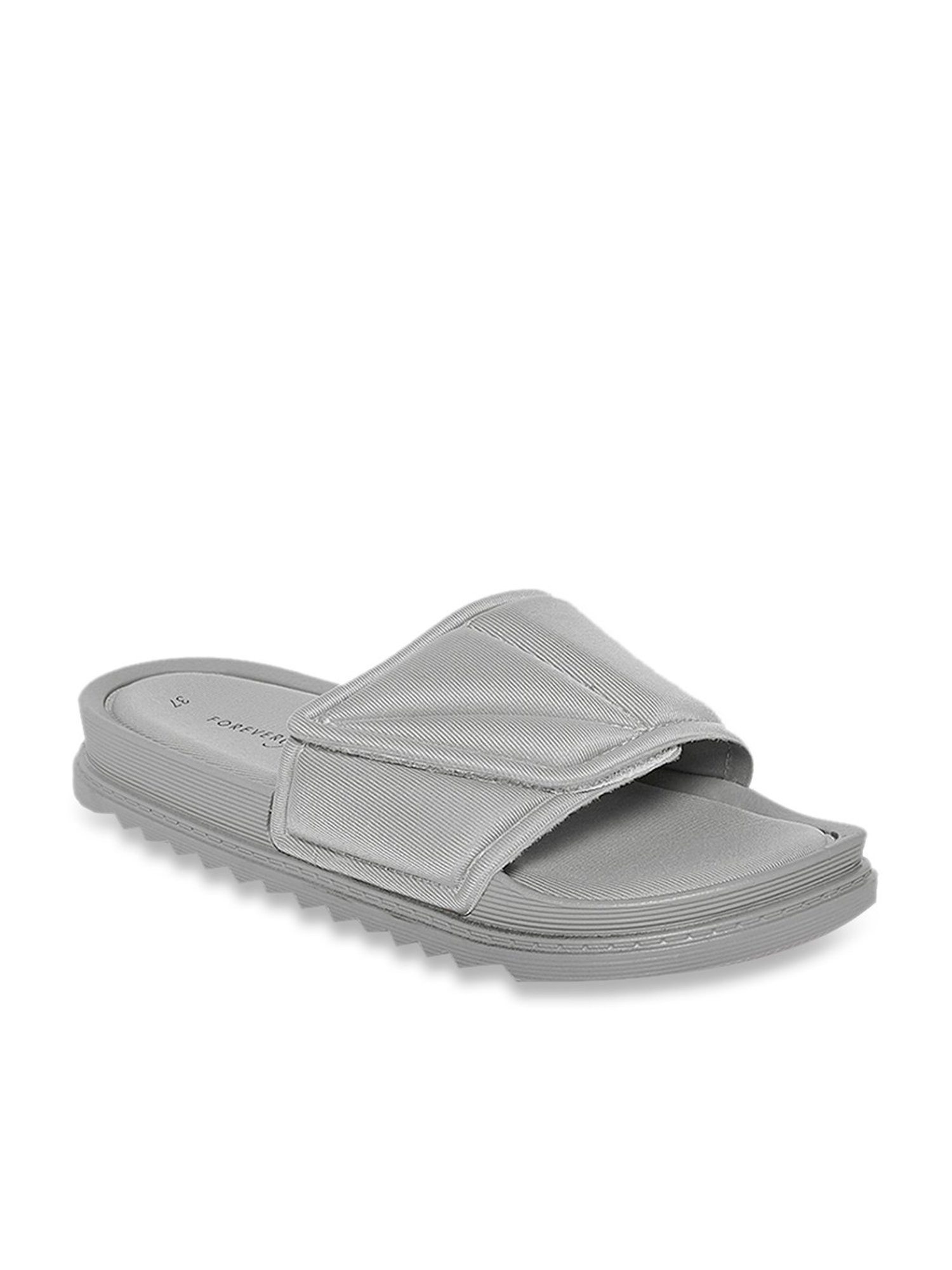 Forever Glam by Pantaloons Women's Grey Slides