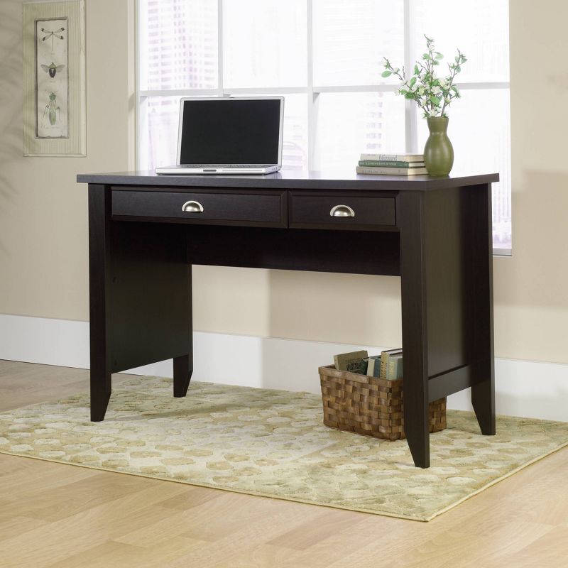 Shoal Creek Computer Desk with Flip Down Keyboard - Jamocha Wood - Sauder