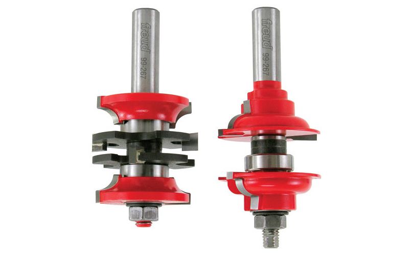 Freud 99-267 2 Piece Round Over Entry and Interior Door Router Bit Set