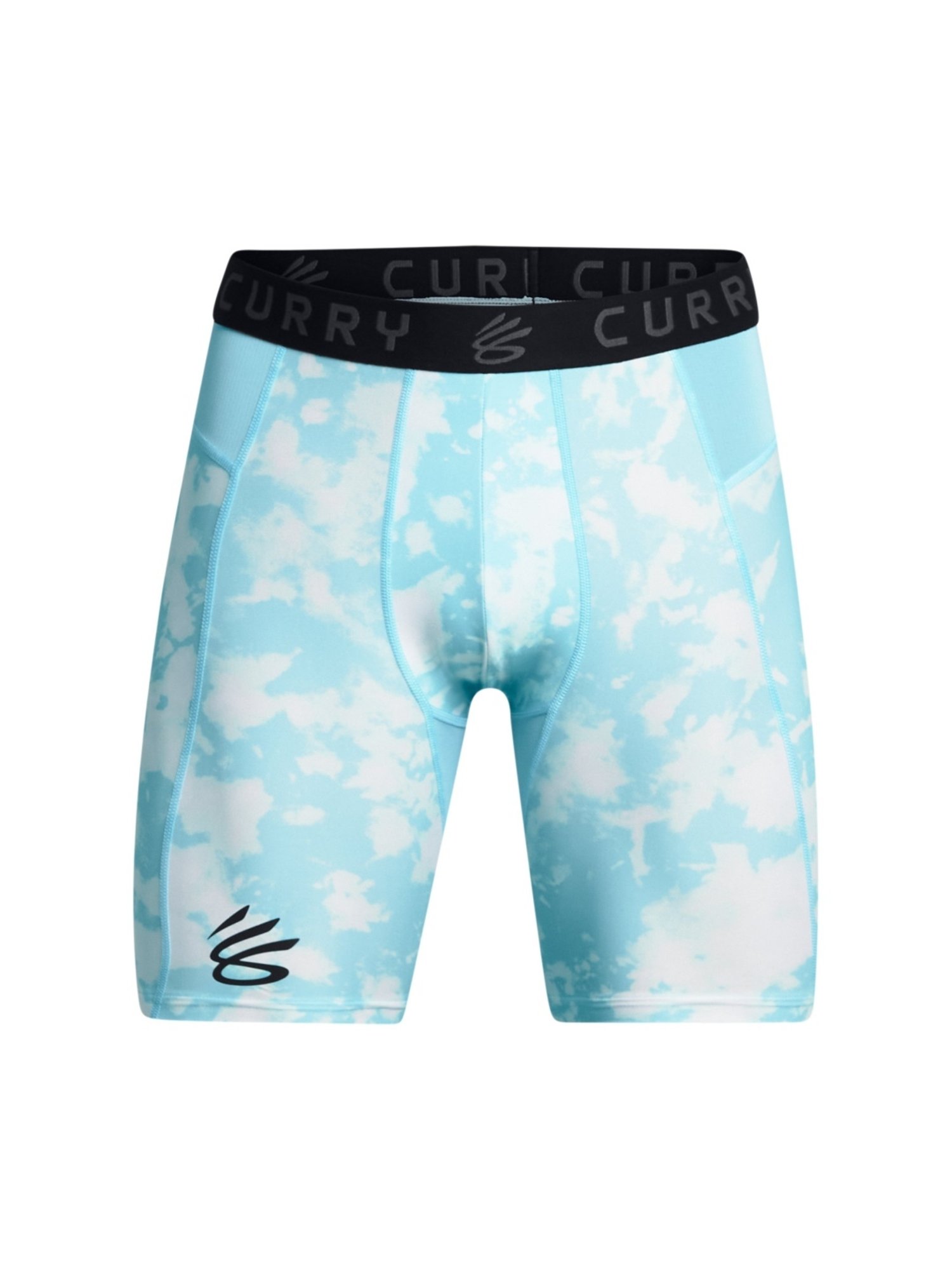 Under Armour Blue Fitted Printed Sports Capris
