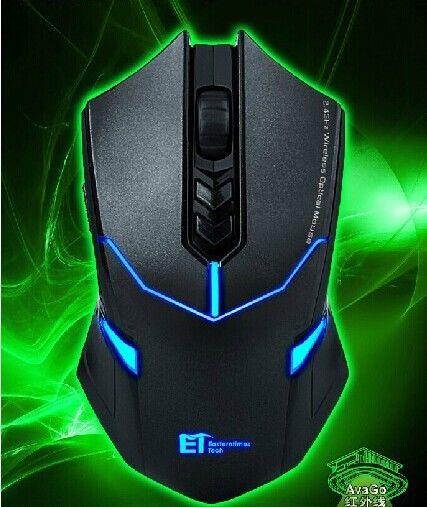 2.4GHz 8D 2000DPI ET Tech X-08 RED Wireless 6 Buttons Usb Optical Gaming Mouse