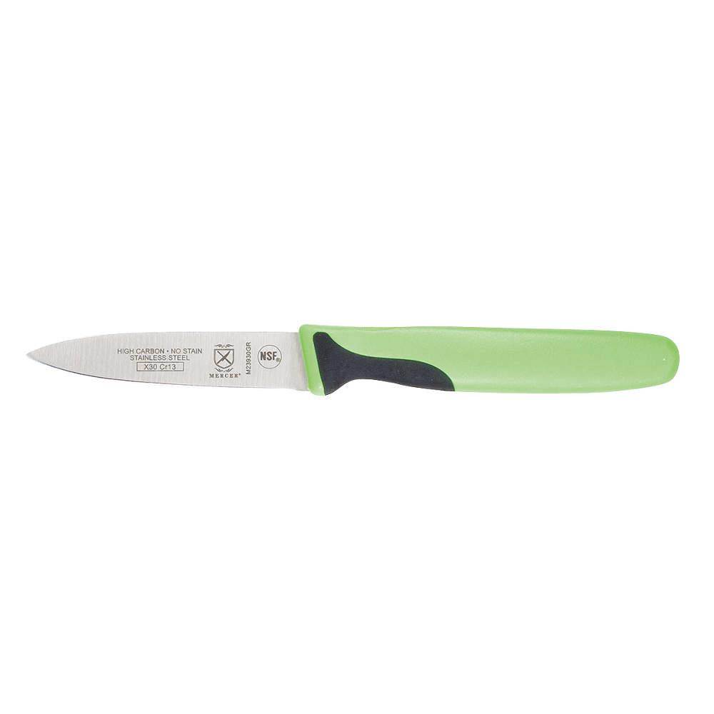 Mercer Cutlery 3" Paring Knife, Green   M23930GR