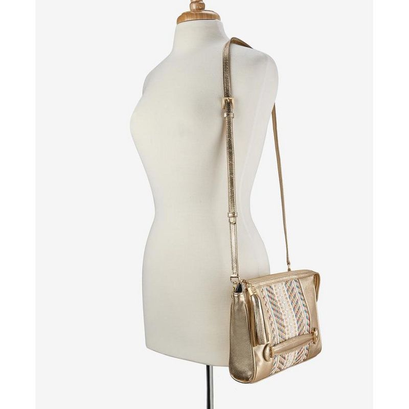 GiGi New York Gold Dana Crossbody Bag