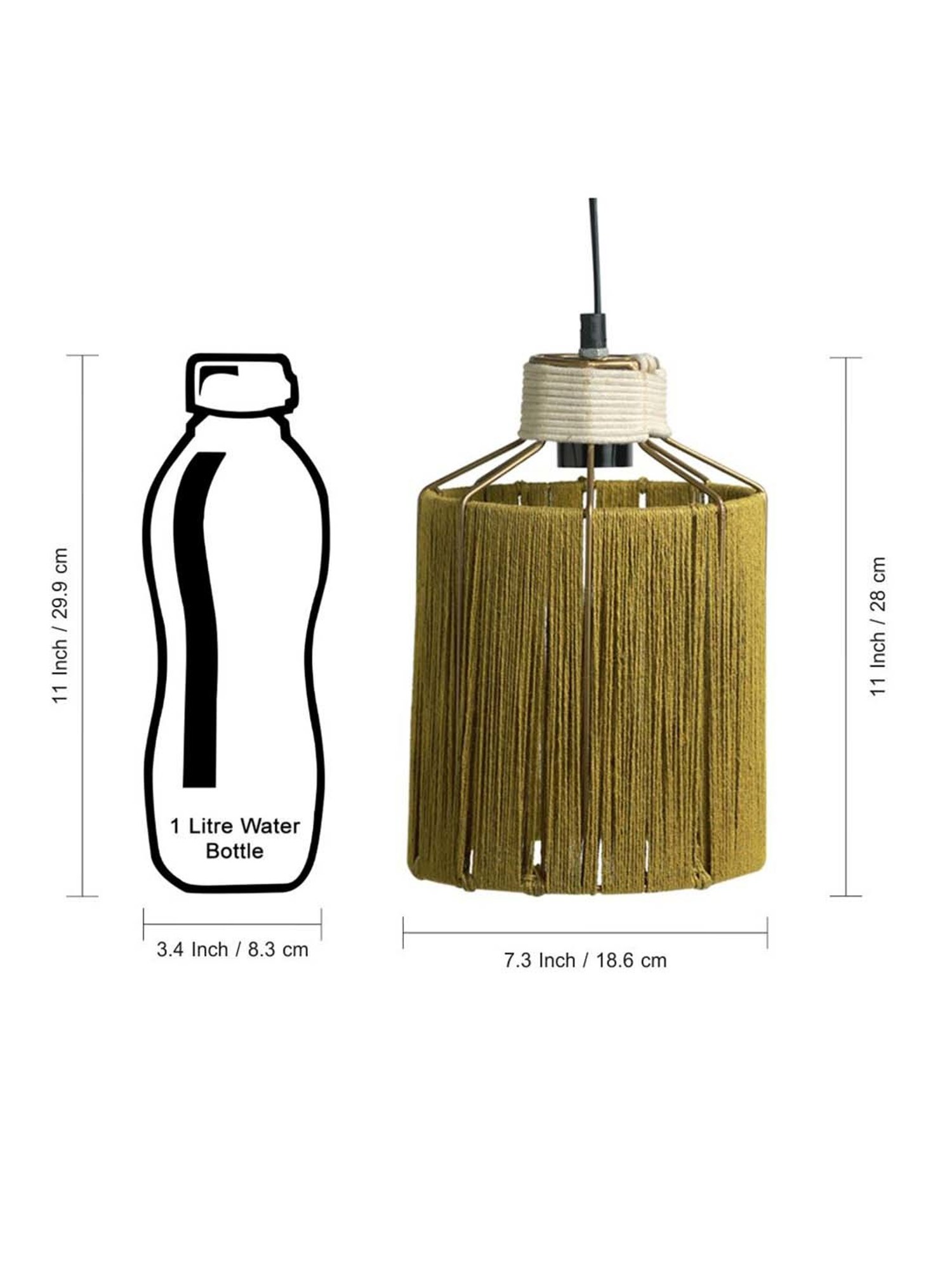 Pure Home and Living Grey Glass Trophy Shaped Table Lamp Stand