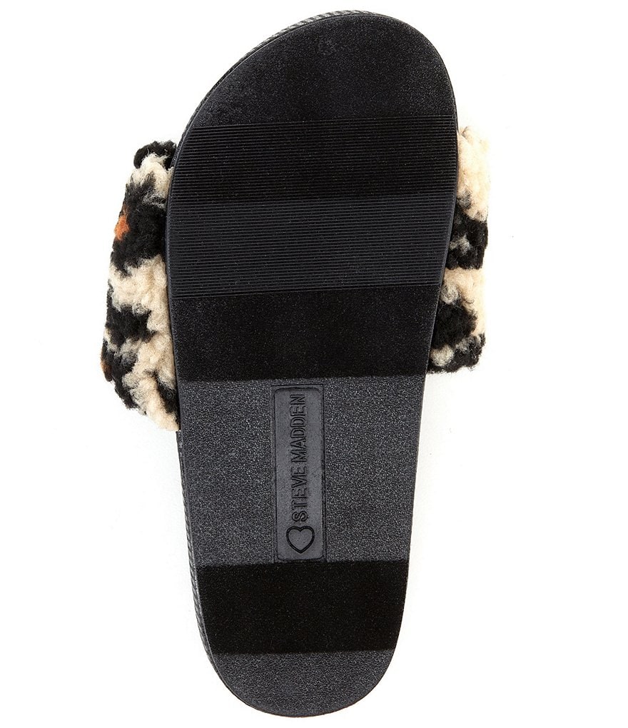 Steve Madden Girls' J-Shear Leopard Print Slides (Youth)