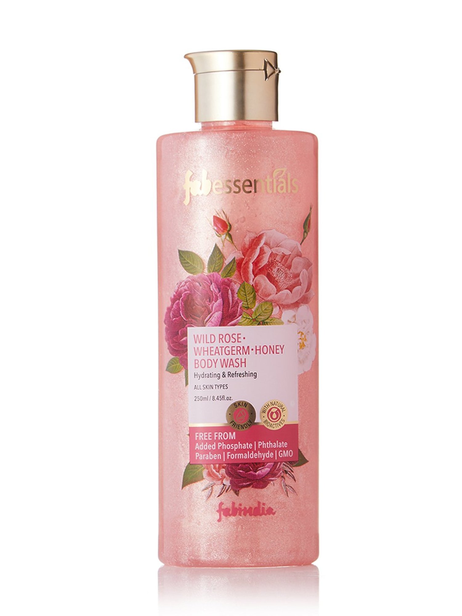Fabessentials Wild Rose Wheatgerm Honey Body Wash - 250 ml