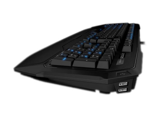 ROCCAT ROC-12-851-BK Ryos MK Pro Mechanical Keyboard with Per-key Illumination - Black Cherry MX Key Switch