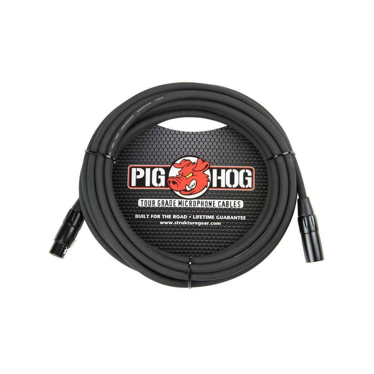 Pig Hog 25 8mm XLR Microphone Cable - 3 Pin XLR Male to 3 Pin XLR Female #PHM25