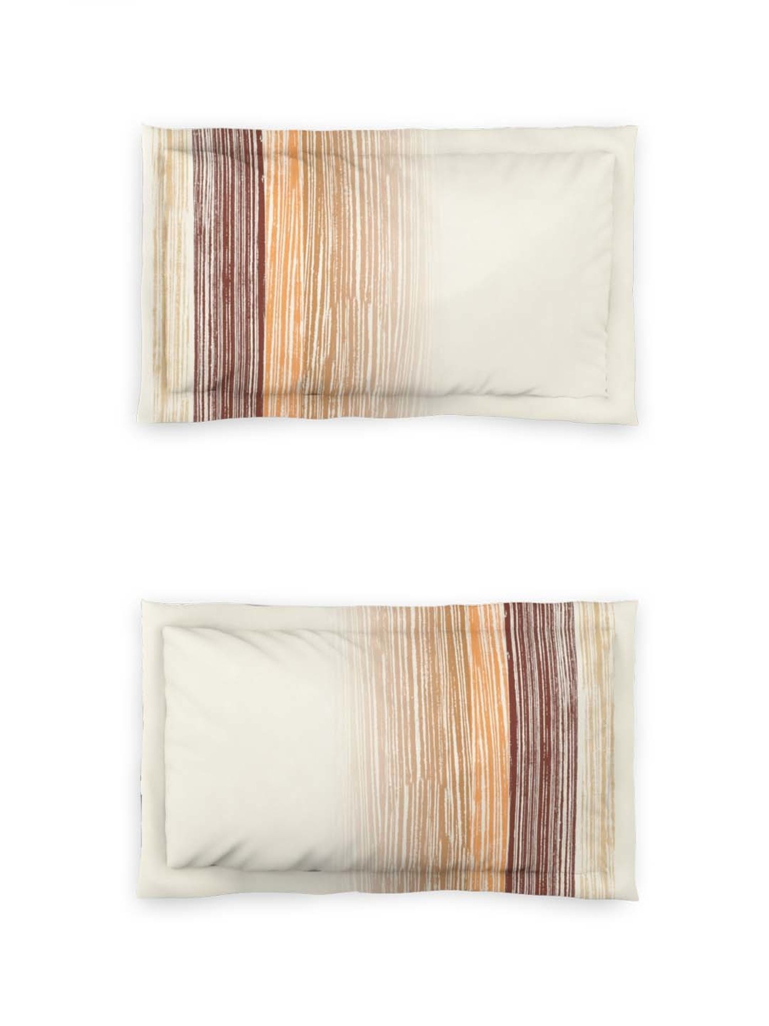 Ddecor Live beautiful Primary Brown 144 TC Cotton Queen Bedsheet with 2 Pillow Covers