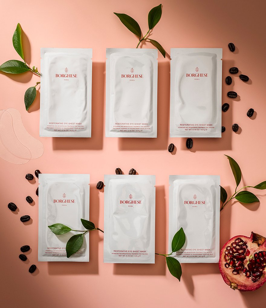 Borghese Restorative Eye Sheet Masks - 6 Pairs