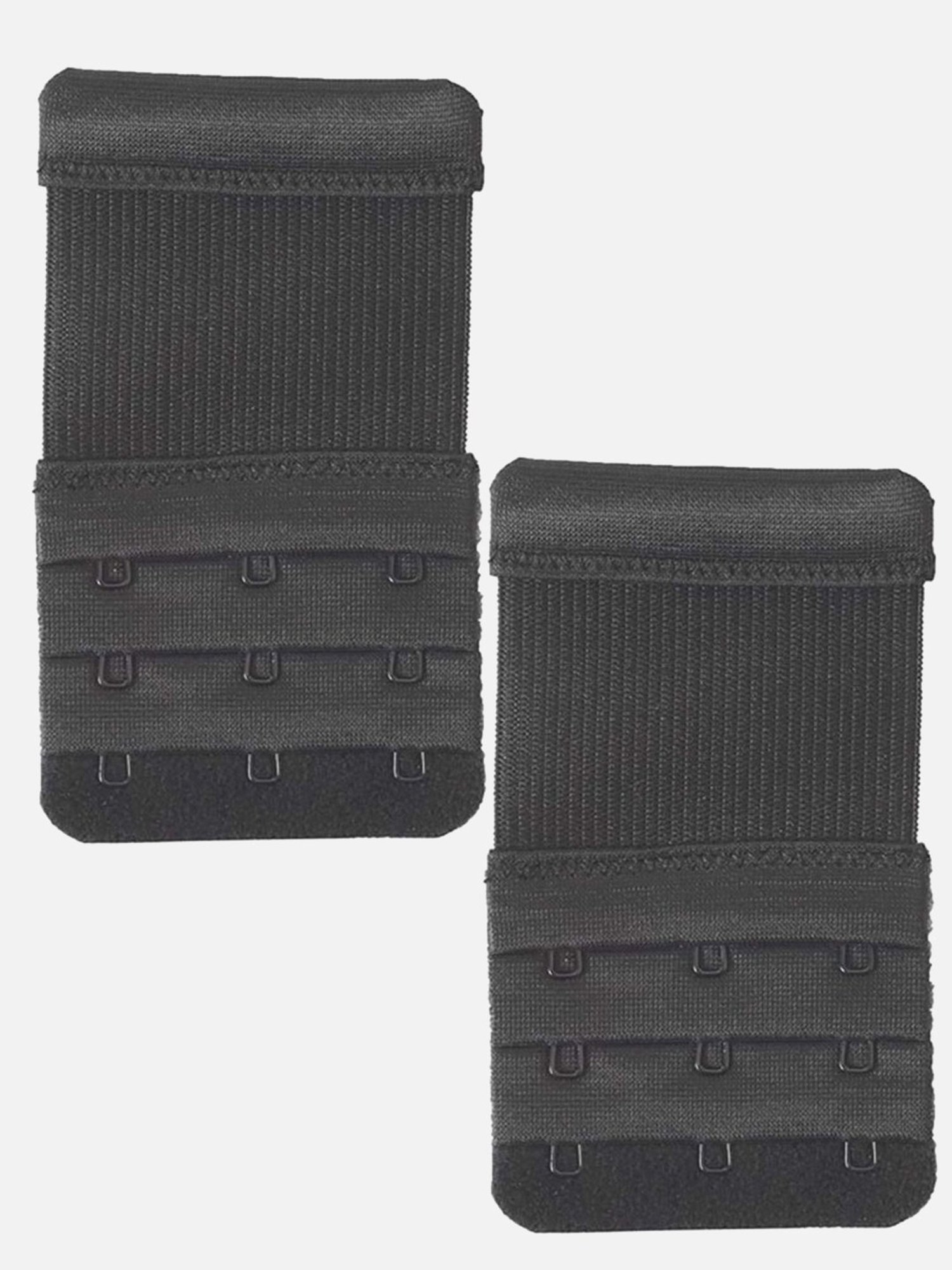 FIMS: Fashion is my Style Black Bra Extenders - Pack Of 2