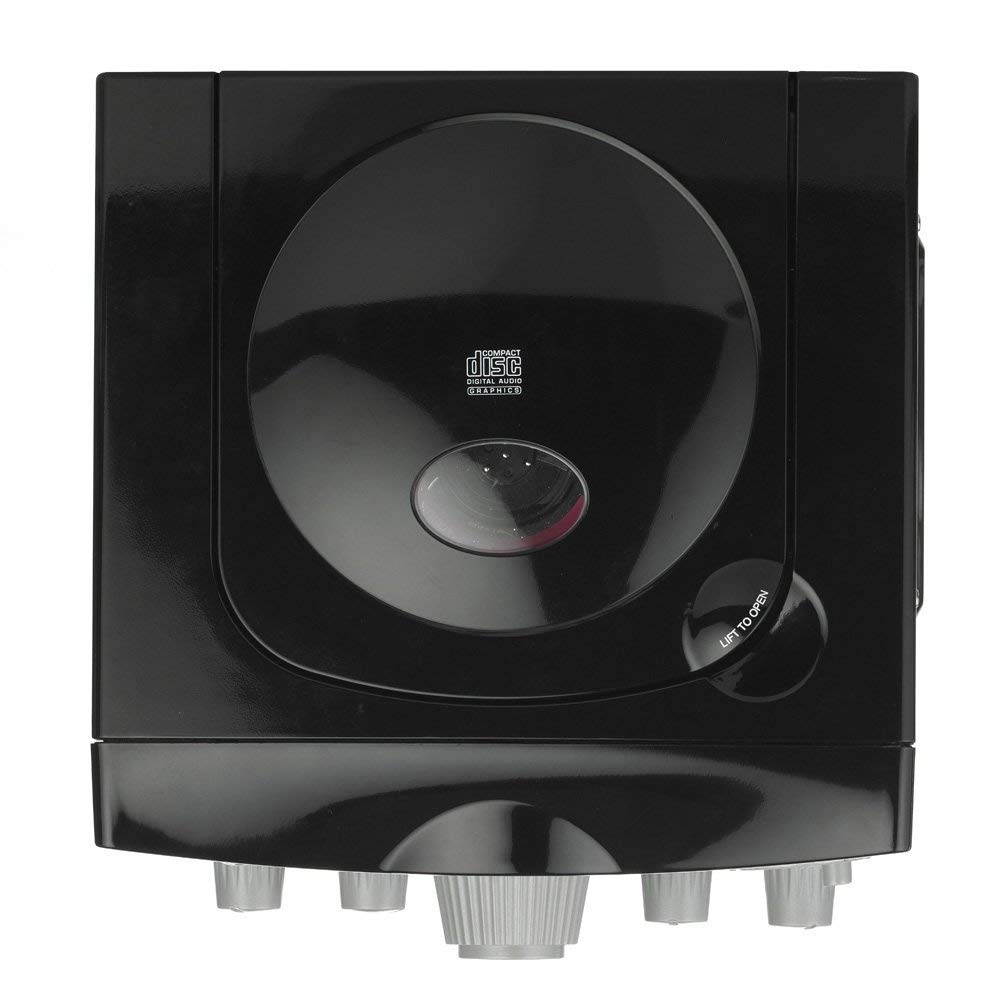 Singing Machine Top Loading CD-G Karaoke System w/ Sound & Disco Lights, Black