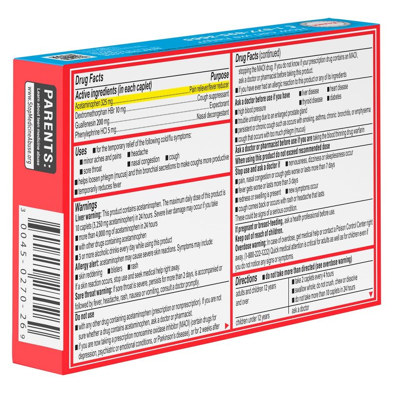 Tylenol Cold & Flu Severe Multi Symptom Caplets - Acetaminophen - 24ct