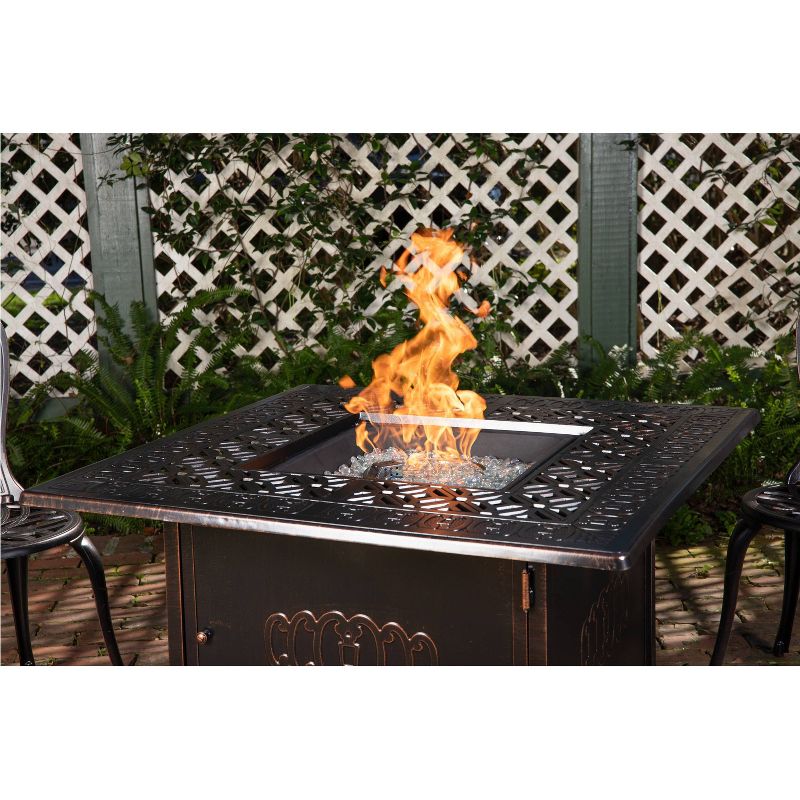 Dynasty Square LPG Fire Pit - Fire Sense