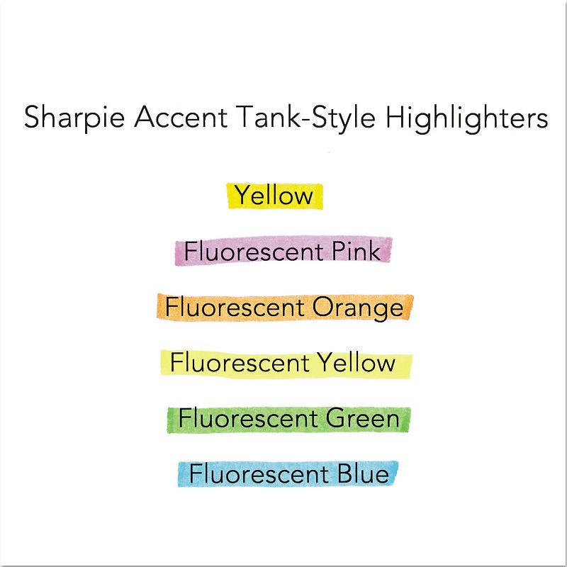 Sharpie Accent Tank Style Highlighter Chisel Tip Orange Dozen 25006
