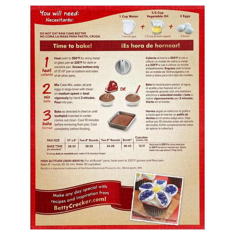 Betty Crocker Spice Cake Mix - 15.25oz