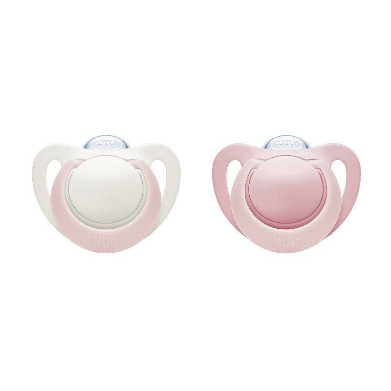 NUK Newborn Orthodontic Pacifiers 0-2 Months - Girl - 2pk