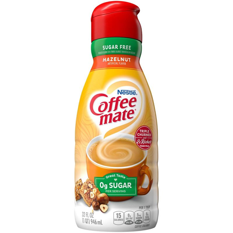 Coffee Mate Hazelnut Coffee Creamer - 1qt