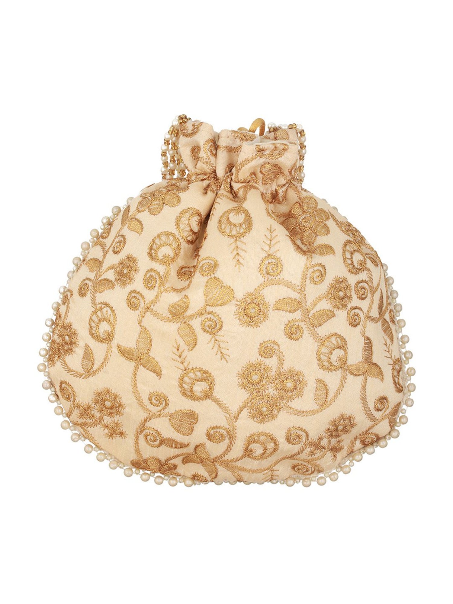 Aatmana Golden Embellished Small Potli