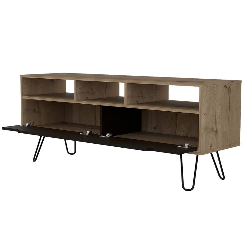 Aster 2 Door Media Console Table Light Wood - RST Brands