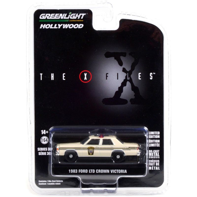 1983 Ford LTD Crown Victoria Cream "Ardis MD Police" "The X-Files" (1993-2002) TV Series 1/64 Diecast Model Car by Greenlight