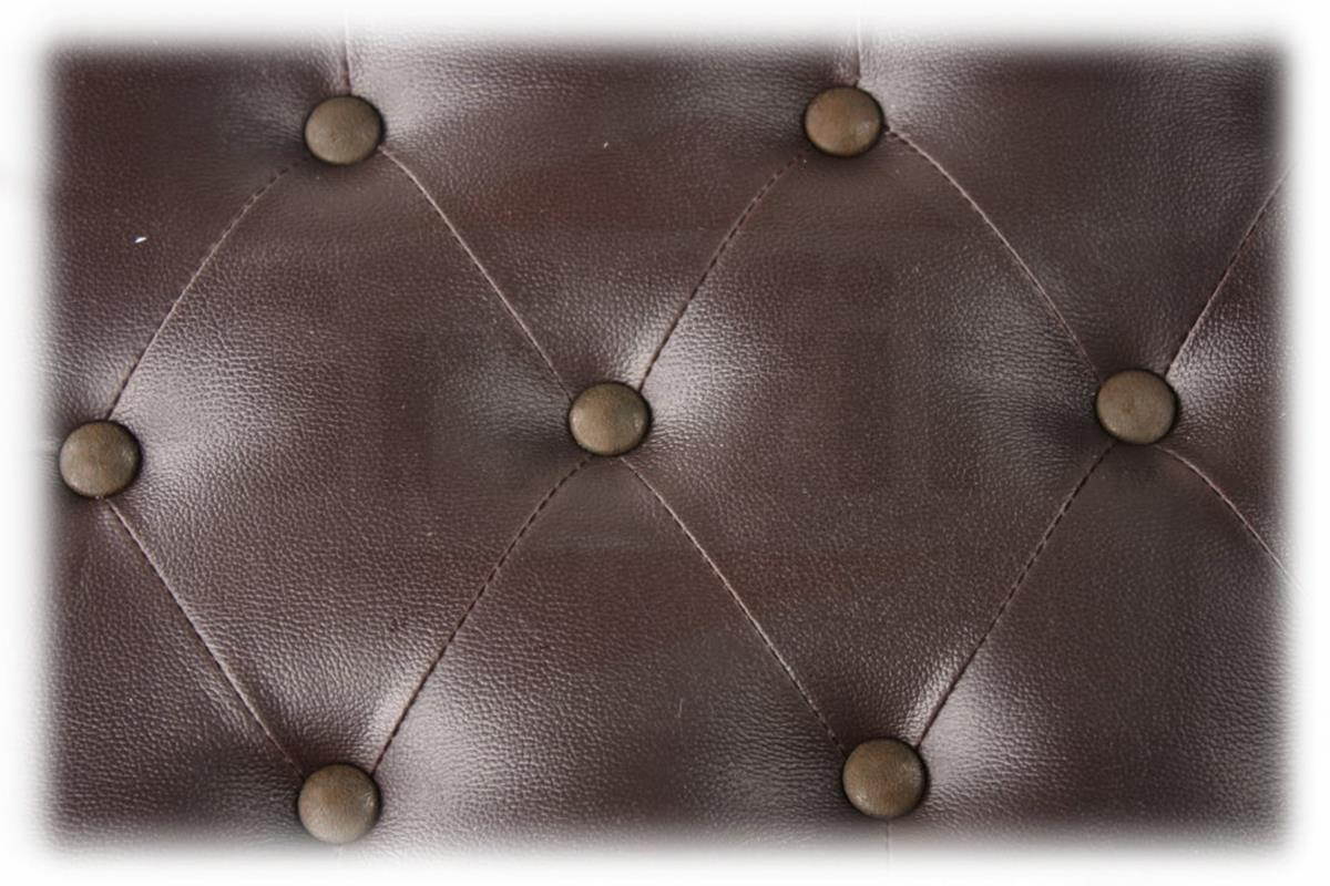 GRIFFIN Brown Wood PU Leather Piano Bench | Double Vintage Design, Ergonomic Chair Musicians Keyboard Stool | Cushion Duet Seat & Sheet Music Storage Space | For Guitar Stool or Home Vanity Bench