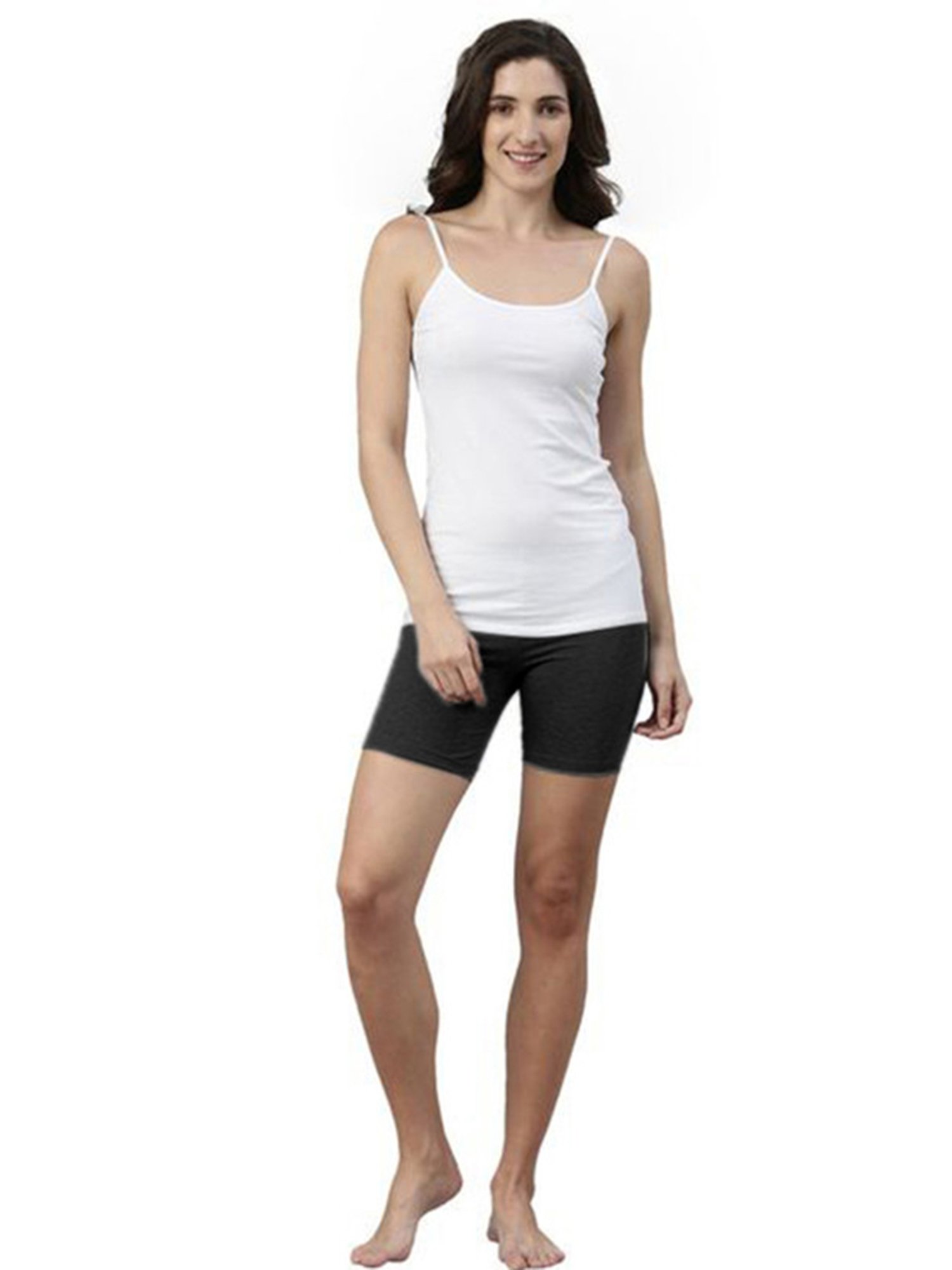 SELVIA Black Sports Shorts