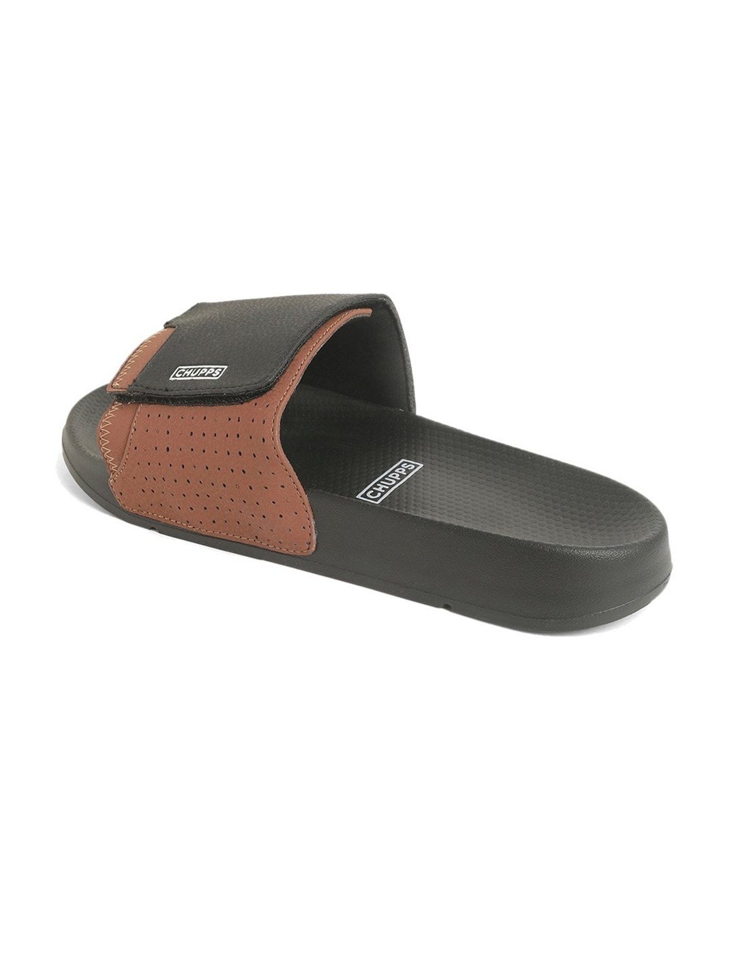 Chupps Men's Black Slides