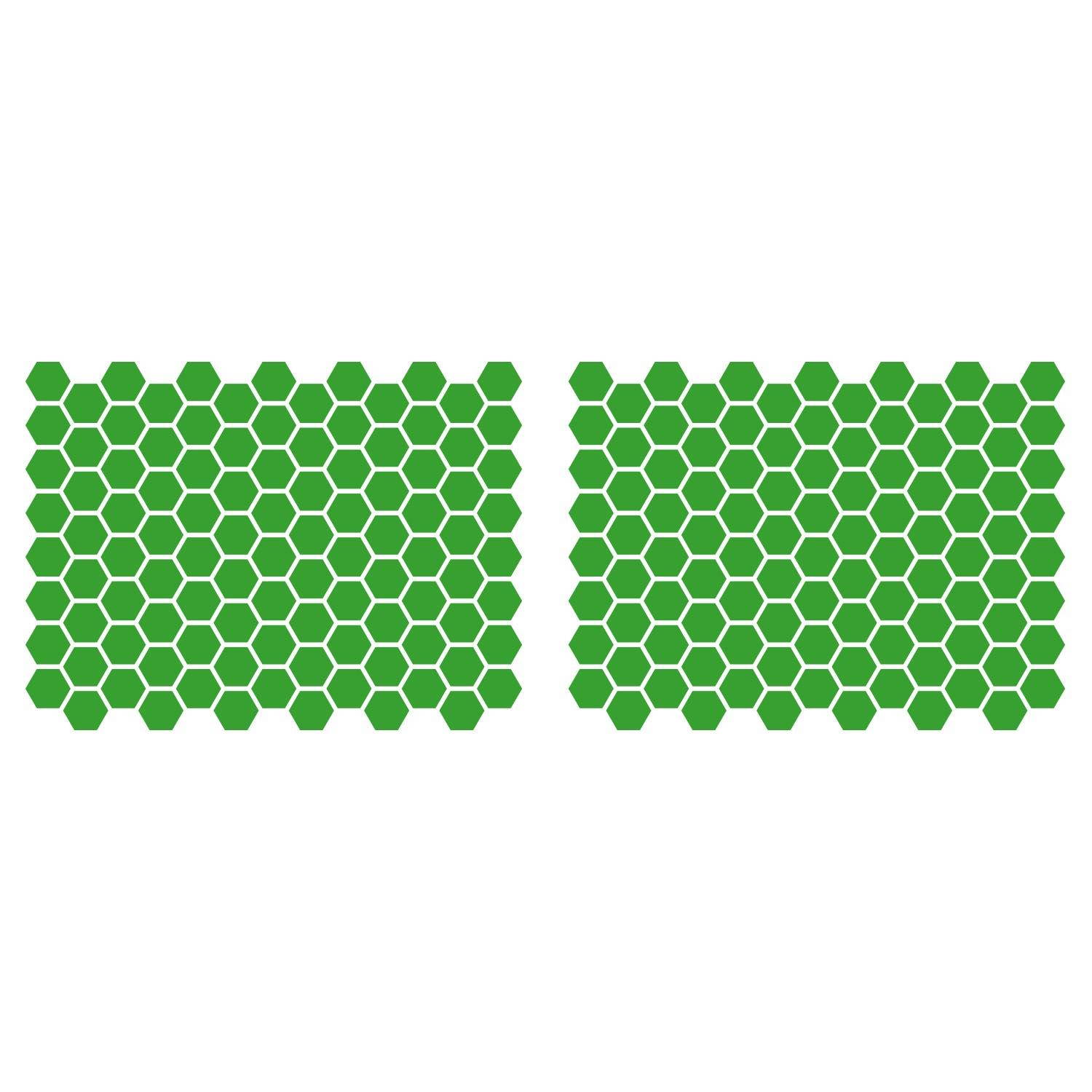 LiteMark 1 Inch Blue Hexagon Decals - Pack of 208