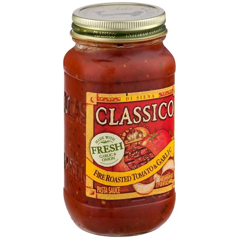 Classico Fire Roasted Tomato & Garlic Pasta Sauce - 24oz