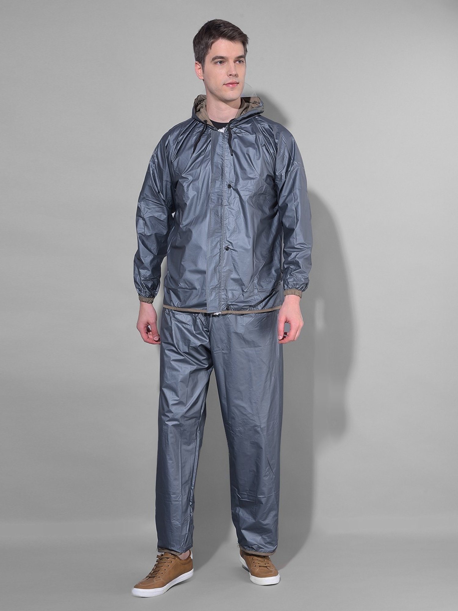 Dollar Brown Regular Fit Raincoat Set