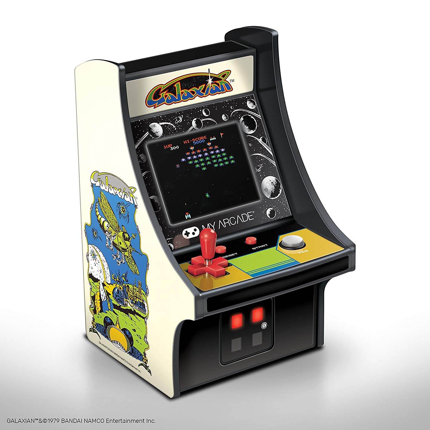 MY ARCADE Bandai Namco GALAXIAN 6" Micro Arcade Machine Portable Handheld Video Game
