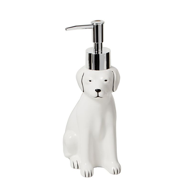 SKL Home by Saturday Knight Ltd. Fur Ever Friends Lotion Dispenser, White