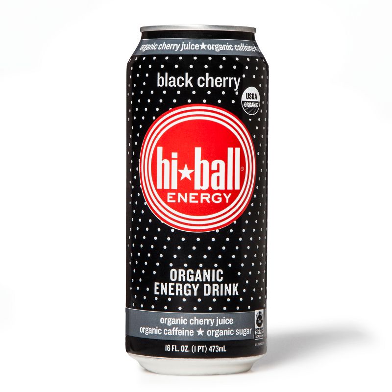 Hi-Ball Energy Black Cherry Sparkling Water 16oz