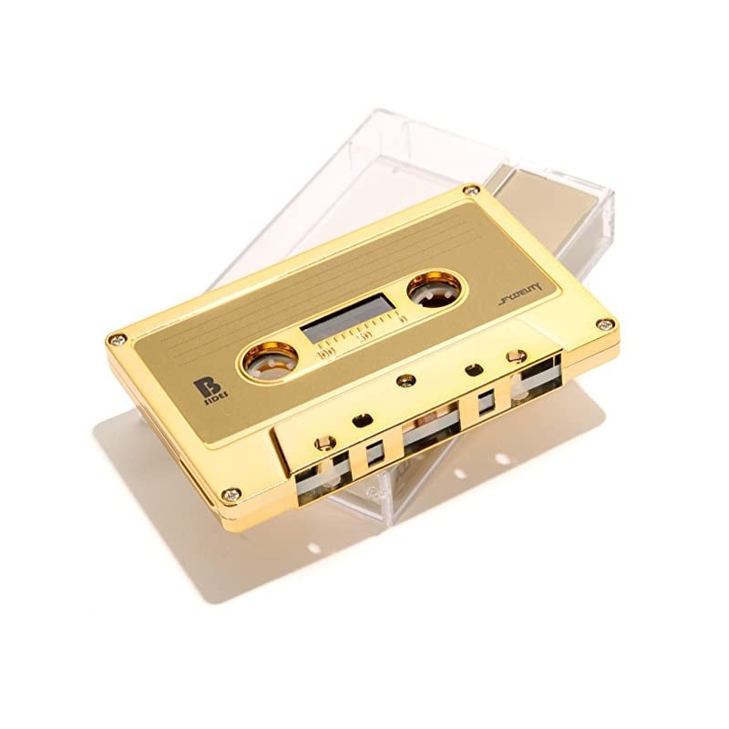Blank Cassette Mixed Tape C60 Audio 60Min 10 Pack Gold Chrome