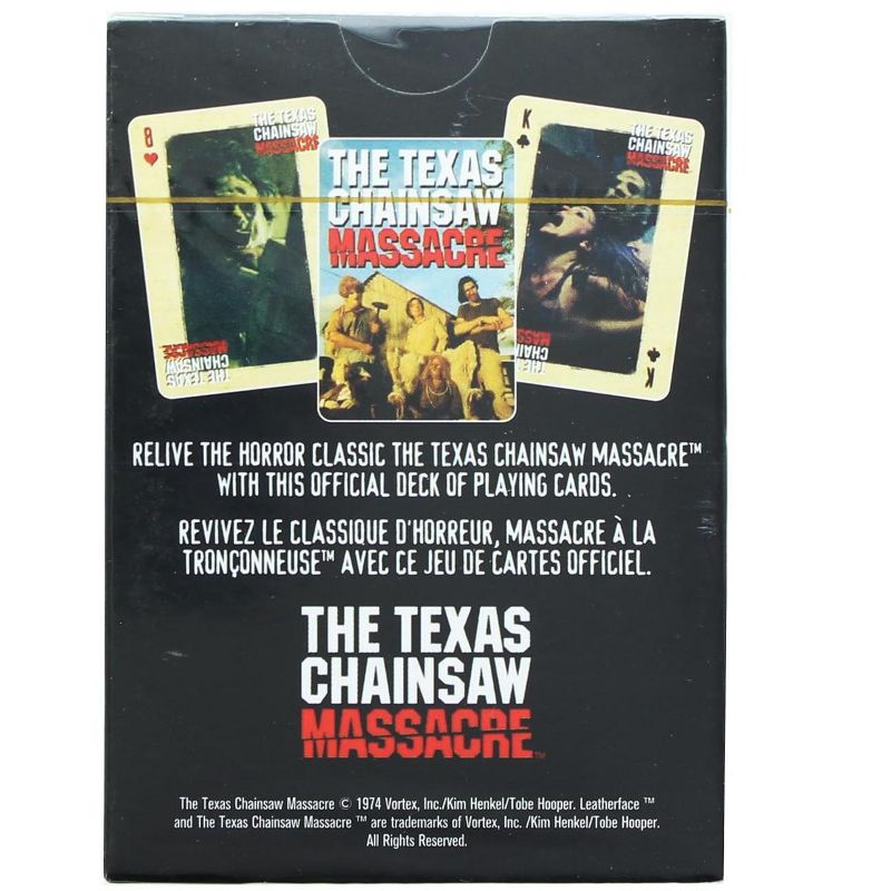 NMR Distribution Texas Chainsaw Massacre Playing Cards | 52 Card Deck + 2 Jokers