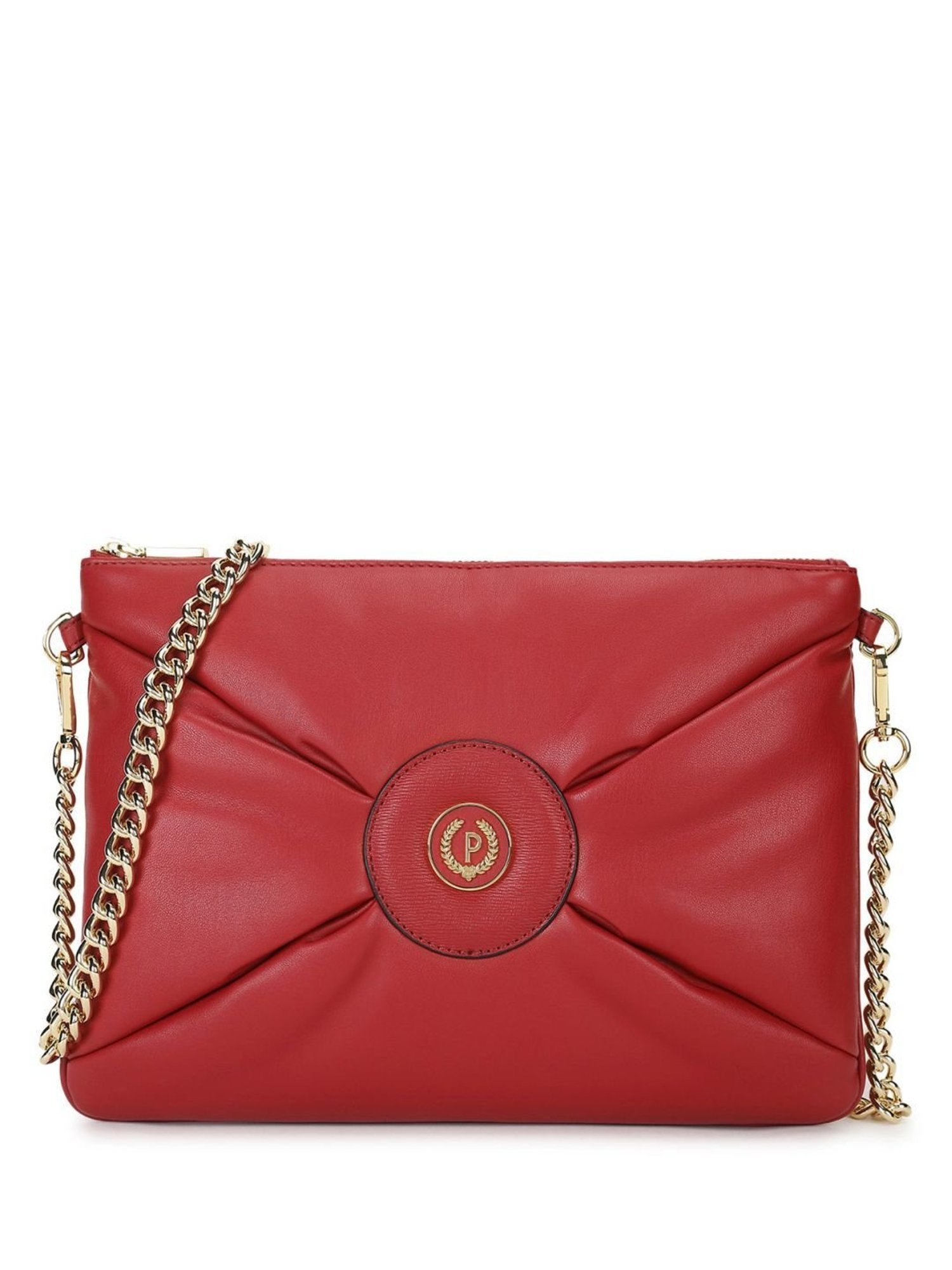 Pollini Red Large Cross Body Bag
