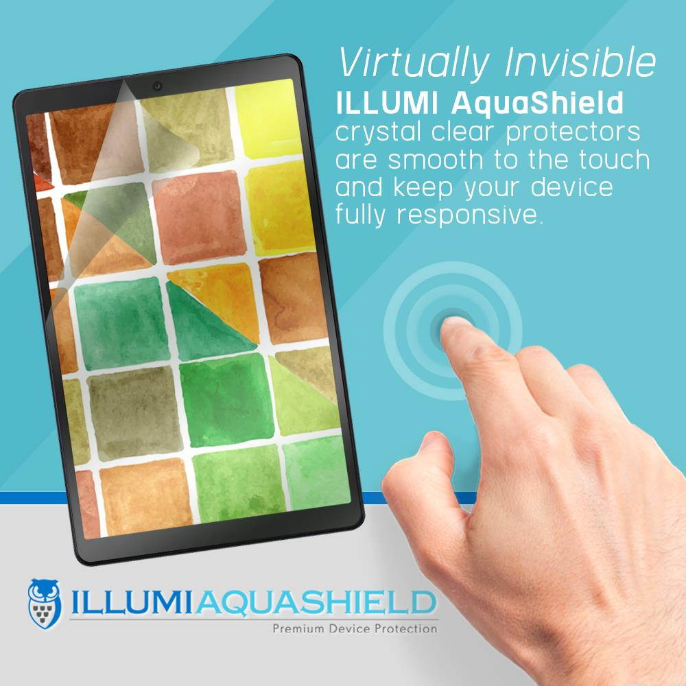 ILLUMI AquaShield Screen Protector Compatible with Samsung Galaxy Tab A 10.1 (SM-T510, 2019)(2-Pack) No-Bubble High Definition Clear Flexible TPU Film