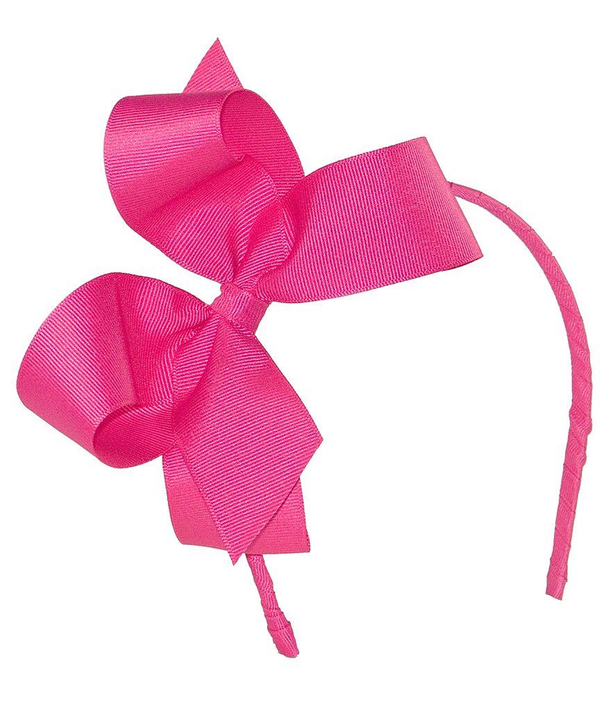 Copper Key Girls Grosgrain Bow Headband