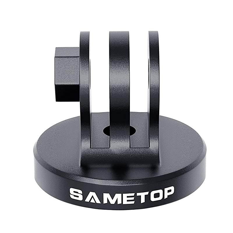 Aluminum Tripod Mount Adapter Compatible with Gopro Hero 9 8 7 6 5 4 Session 3+ 3 2 1 Hero 2018 Fusion DJI Osmo Action Cameras